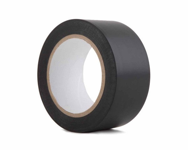 Le Mark PVC Dance Floor Marking Tape 50mmx33m (3 Core)  MATT BLACK - Main Image