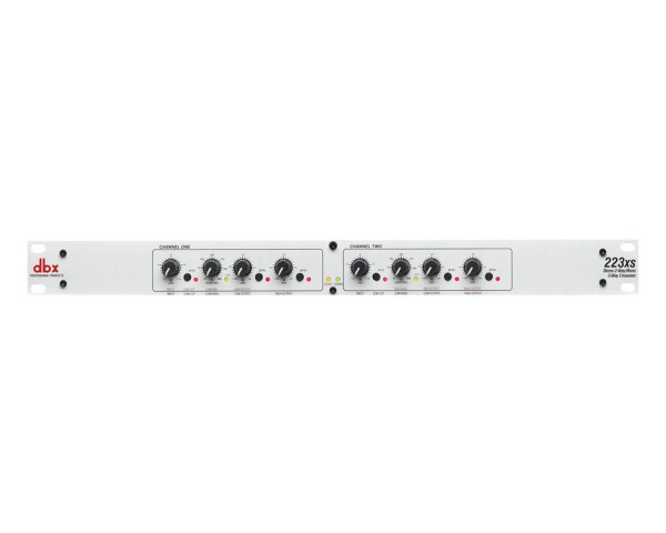 dbx 223XS Stereo 2/Mono 3-Way Crossover - XLR Version Silver 1U - Main Image