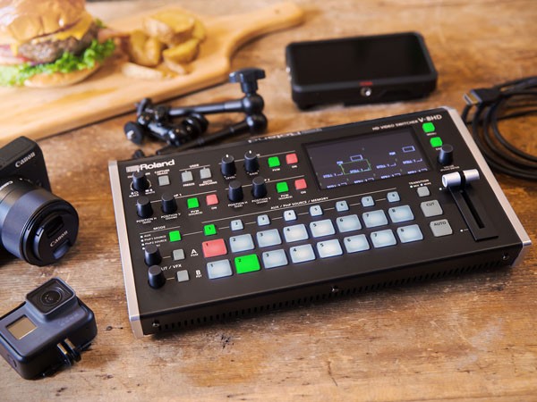 Roland Debuts Compact and Portable V-8HD High-Definition Video Switcher