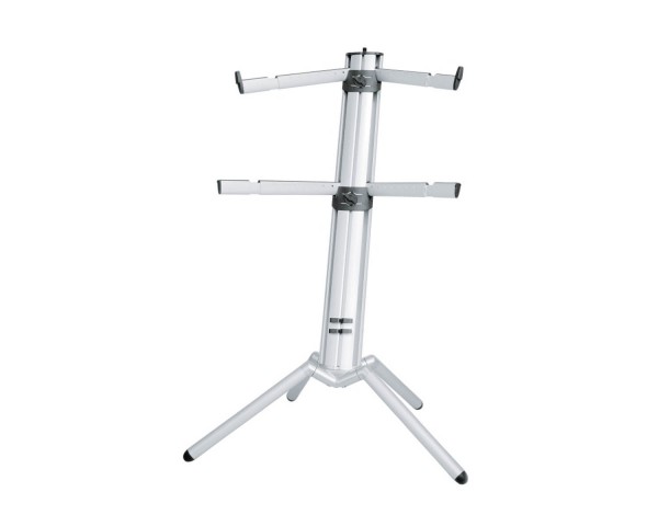 K&M 18860 Keyboard Stand Spider PRO Anodised Aluminium - Main Image