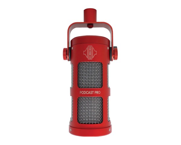 Sontronics PODCAST PRO Dynamic Supercardioid Podcast/Broadcast Mic RED - Main Image