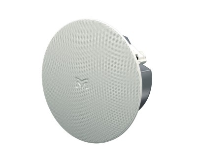ADORN ACS40TS 4” 2-Way Enclosed Ceiling Speaker 180° 100V White