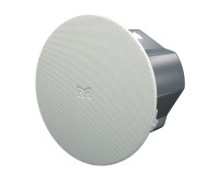 Martin Audio ADORN ACS55T 5.25” 2-Way Encl Ceiling Speaker 150° 100V White  - Image 1