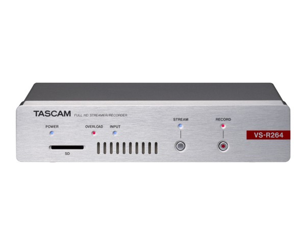TASCAM VS-R264 Full HD AVoIP Video Streamer / Recorder 1U - Main Image