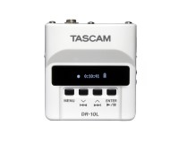 TASCAM DR-10L Digital Audio Recorder with Lavalier Microphone WHITE - Image 1