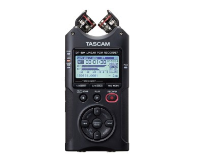 DR-40X 4-Track Portable Digital Audio Recorder / USB Interface