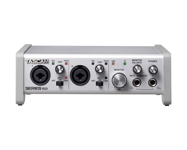 TASCAM SERIES 102i USB Audio / MIDI Interface DSP Mixer 10in 4out - Main Image