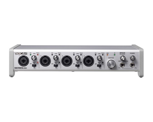 TASCAM SERIES 208i USB Audio / MIDI Interface DSP Mixer 20in 8out - Main Image