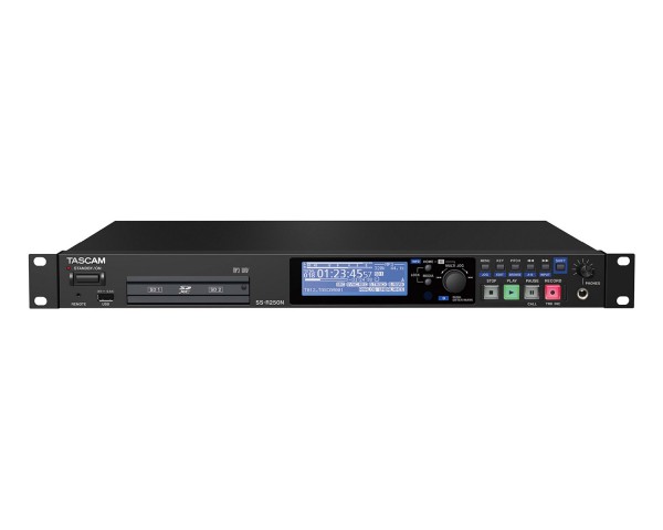 TASCAM SS-R250N Networkable SS Recorder SD/SDHC/SDXC/USB FLASH 1U - Main Image