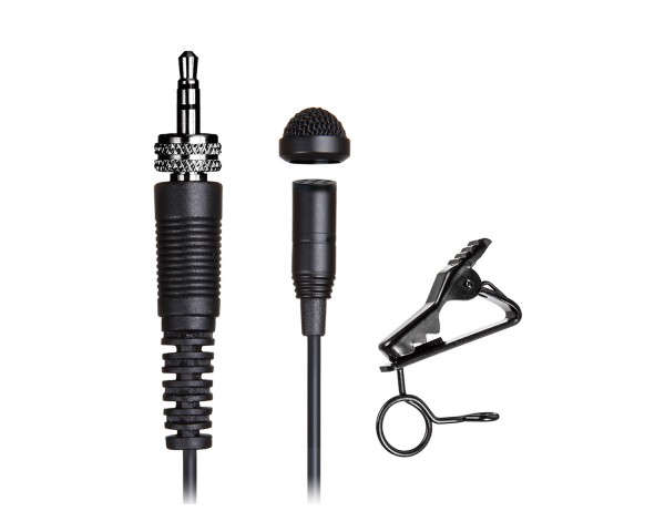 TASCAM TM-10LB Lavalier Microphone with Screw-Lock Connector Black - Main Image