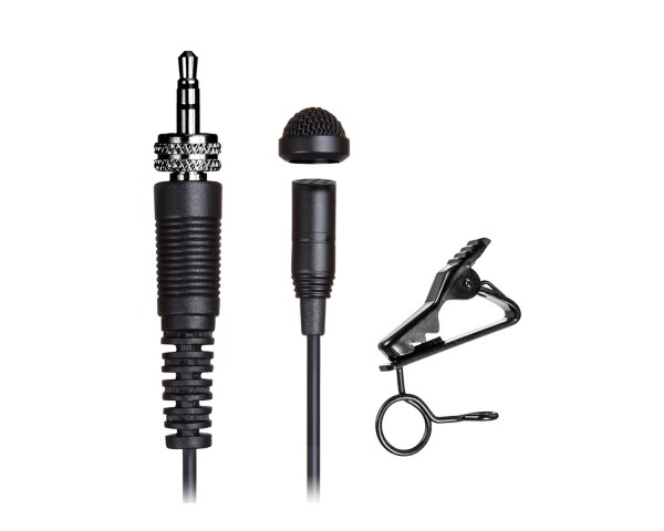Tascam TM-10LB Lavalier Microphone with Screw-Lock Connector Black - Main Image