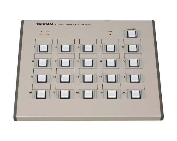 TASCAM RC-SS20 Flash Start Remote Control for HD-R1 / SS Series - Main Image
