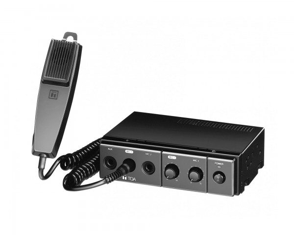 TOA CA115 Mobile Amp with Talk Mic 12VDC 15W @ 4 or 8Ω - Main Image