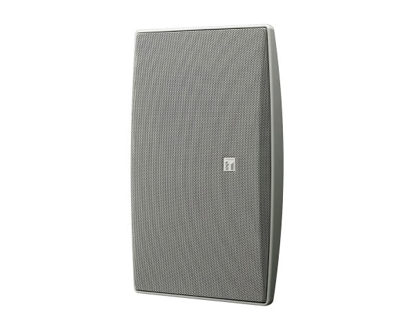 TOA BS1034 Slim Wall Speaker 100V/10W c/w Bracket Off Silver - Main Image