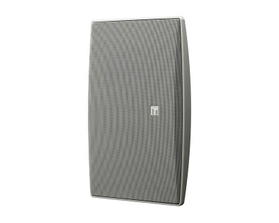 BS1034 Slim Wall Speaker 100V/10W c/w Bracket Off Silver