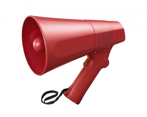 TOA ER520S 6W Megaphone with Siren 250m Range Red - Main Image