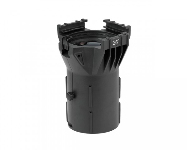 Martin Lighting ELP 26° Fixed Lens Tube for ELP LED Ellipsoidals Black - Main Image