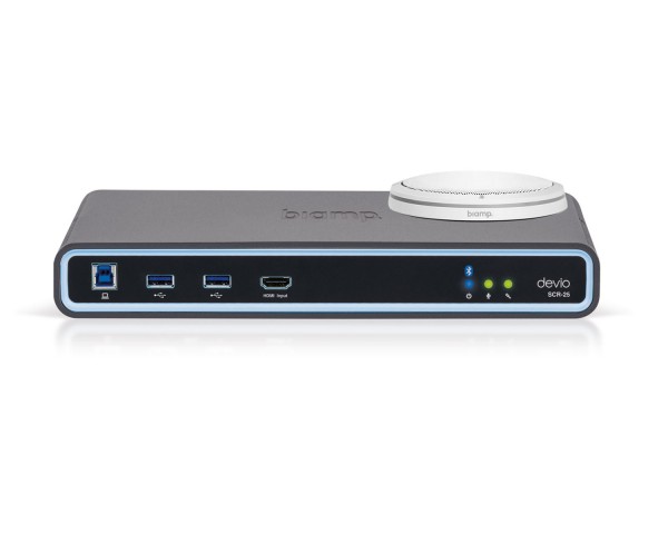 Biamp Devio SCR-25TX Conferencing Hub 1x SCR-25 and 1x TTM-XEX White - Main Image