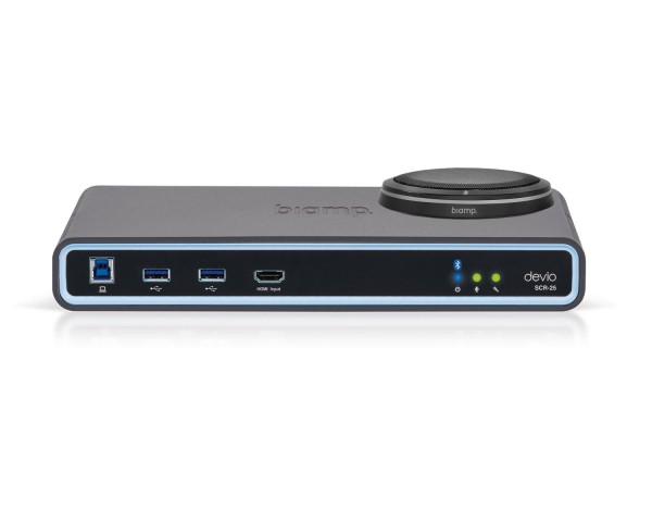 Biamp Devio SCR-25TX Conferencing Hub 1x SCR-25 and 1x TTM-XEX Black - Main Image