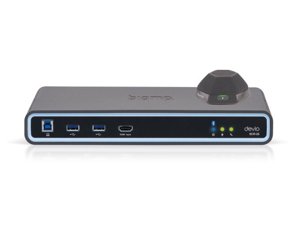 Biamp Devio SCR-25T Conferencing Hub 1x SCR-25 and 1x DTM-1 Black - Main Image