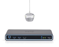 Biamp Devio SCR-25C Conferencing Hub 1x SCR-25 and 1x DCM-1 White - Image 1