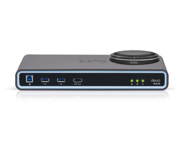 Biamp Devio SCR-20TX Conferencing Hub 1x SCR-20 and 1x TTM-XEX Black - Main Image