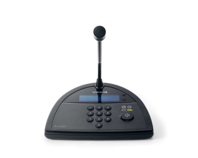 Vocia DS-10 10-Button Desktop Paging Station Inc Gooseneck Mic