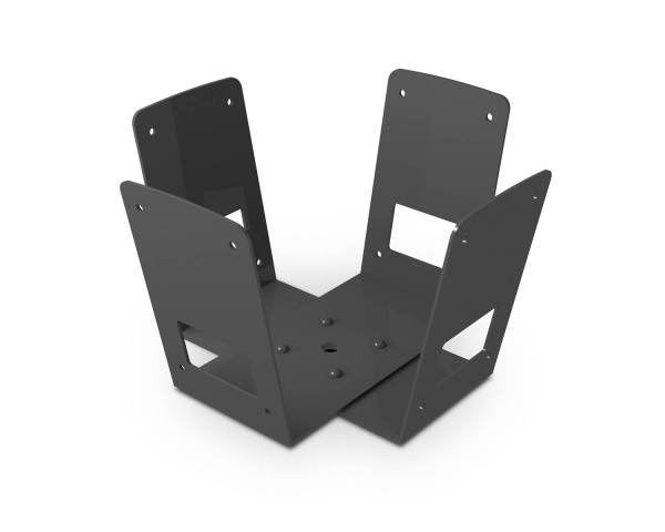 Apart MASKCW-BL Double V-Shaped Cluster Bracket for MASK4C/6C(T) Black - Main Image