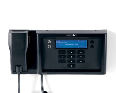 Vocia WS-10 10-Button Wall-Mount Paging Station Inc Handheld Mic