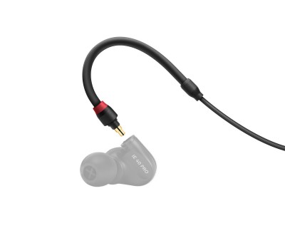 Replacement 1.3m Black Cable for IE40 PRO (IEM) Headphones