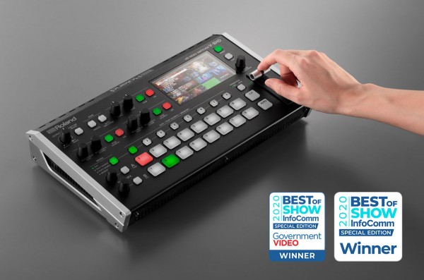 Roland V-8HD wins TWO InfoComm Best of Show Special Edition Awards