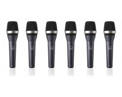D5 SIX PACK: Pack of 6xD5 Supercardioid Vocal Mic