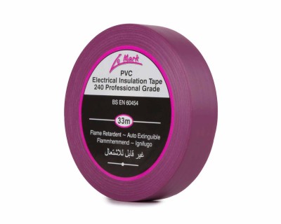 PVC Electrical Insulation Tape 19mm x 33m VIOLET