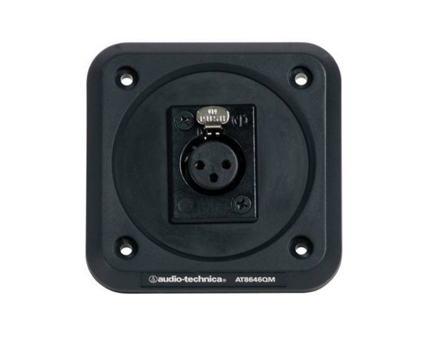 Audio Technica AT8646QM Shock Mount Plate with XLRF3 Gooseneck Mic Socket - Main Image