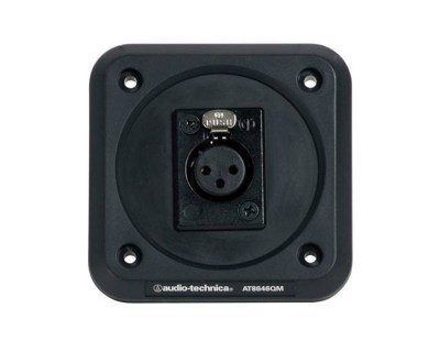 AT8646QM Shock Mount Plate with XLRF3 Gooseneck Mic Socket