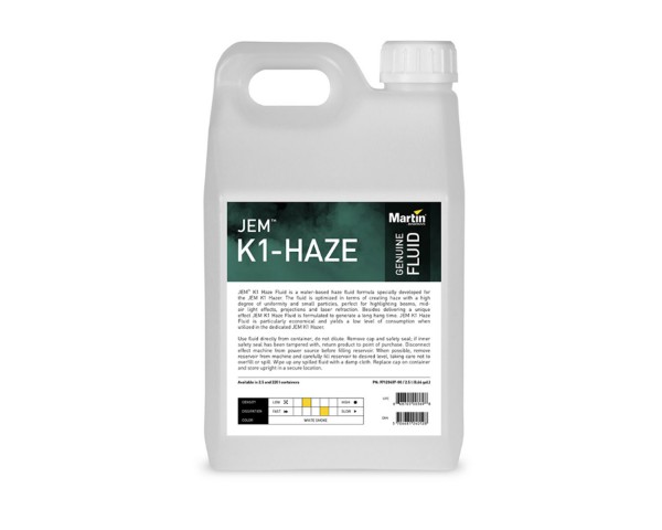 JEM K1 Haze Fluid BOX OF 4x2.5L for K1 Haze Machine - Main Image