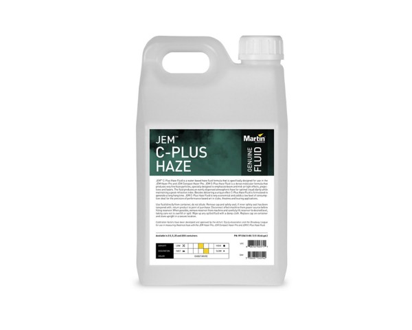 JEM CPlus Haze Fluid for JEM Compact Hazer Pro BOX OF 4x2.5L - Main Image