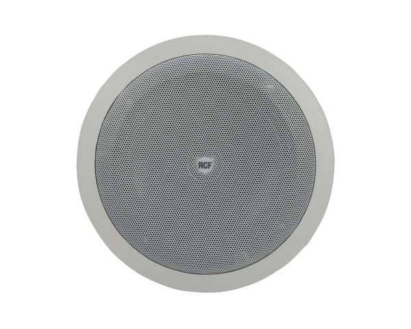 RCF PL6X 6 2-Way Coaxial Ceiling Speaker 12W 100V IP44 White - Main Image