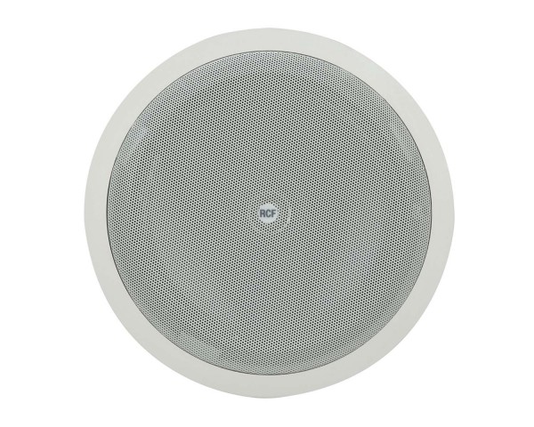 RCF PL8X 8 2-Way Coaxial Ceiling Speaker 20W 100V IP44 White - Main Image