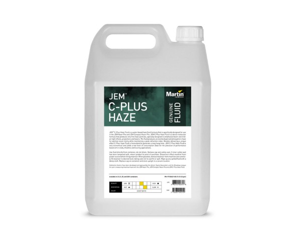 JEM CPlus Haze Fluid for JEM Compact Hazer Pro BOX OF 4x5L - Main Image