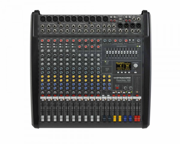 Dynacord PowerMate 1000-3 10Ch Powered Mixer+ Twin Digital FX 2x1000W - Main Image