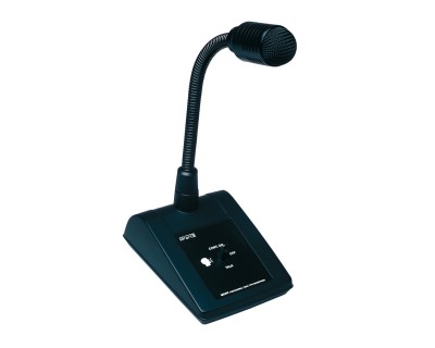 MICPAT-D Desk Paging Mic with On/Off/Talk Switch (5-Pin Din Plug)