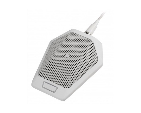 Audio Technica U891RWb Cardioid Condenser Boundary Mic with Switch White - Main Image