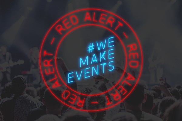 #WeMakeEvents - We are now at red alert
