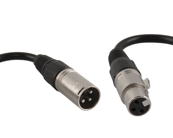 CHAUVET DJ DMX Cable 3-Pin XLR Male to XLR Female 1.5m (5 foot) - Main Image