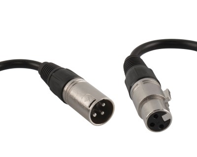 DMX Cable 3-Pin XLR Male to XLR Female 3m (10 foot)