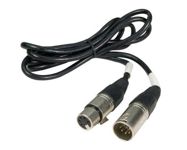 CHAUVET DJ DMX Cable 5-Pin XLR Male to XLR Female 1.5m (5 foot) - Main Image