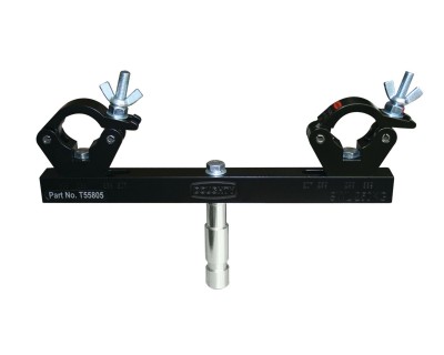 T55805 Fixed Solid Fixed Truss Adaptor SWL 250kg BLACK