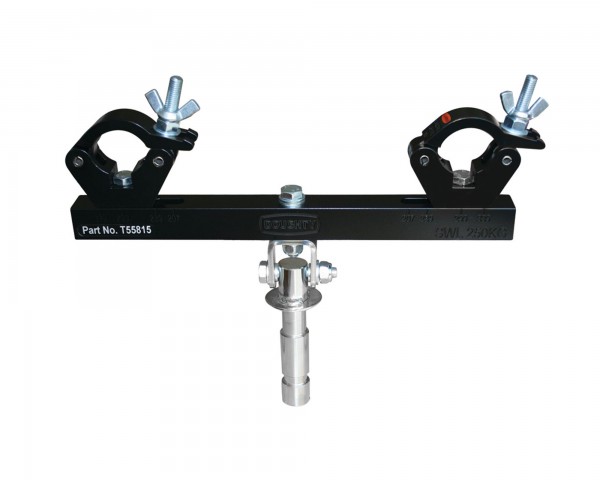 Doughty T55815 Fixed Solid Swivel Truss Adaptor SWL 250kg BLACK - Main Image