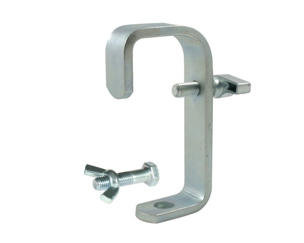 Doughty T20104 Hook Clamp with Fixings 48mm Tube SWL 40kg 95mm Silver - Main Image